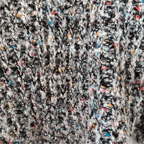 Zara black sparkle multicolored sweater - Picture 4 of 4